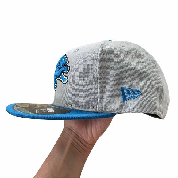 New Era NFL Detroit Lions On Field 5950 Hat 7 7/8 - Picture 2 of 4